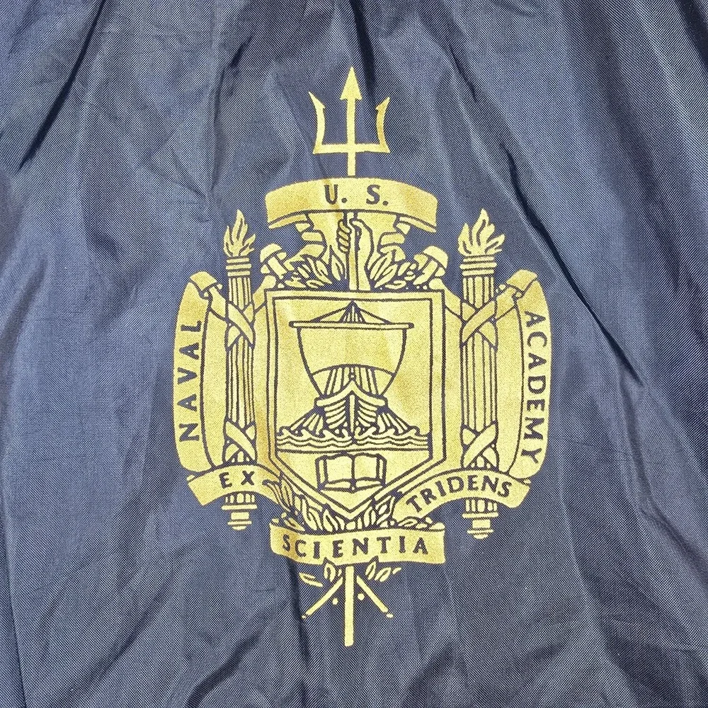 United States Naval Academy USNA Blue Garment Suit Bag Blue‎ Scientia